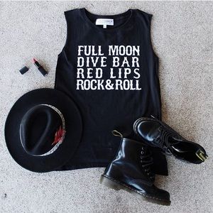 Rock & Roll Muscle Tank Top